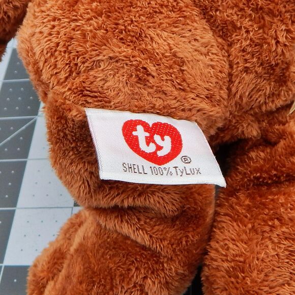 Ty Pluffies Dangles Brown Cream Monkey 10 In Plush Stuffed Animal Lovey Tag 2002 - Picture 9 of 12